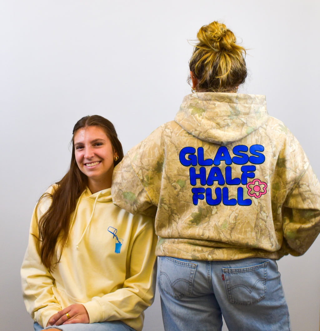 GLASS HALF FULL Unisex Hoodie