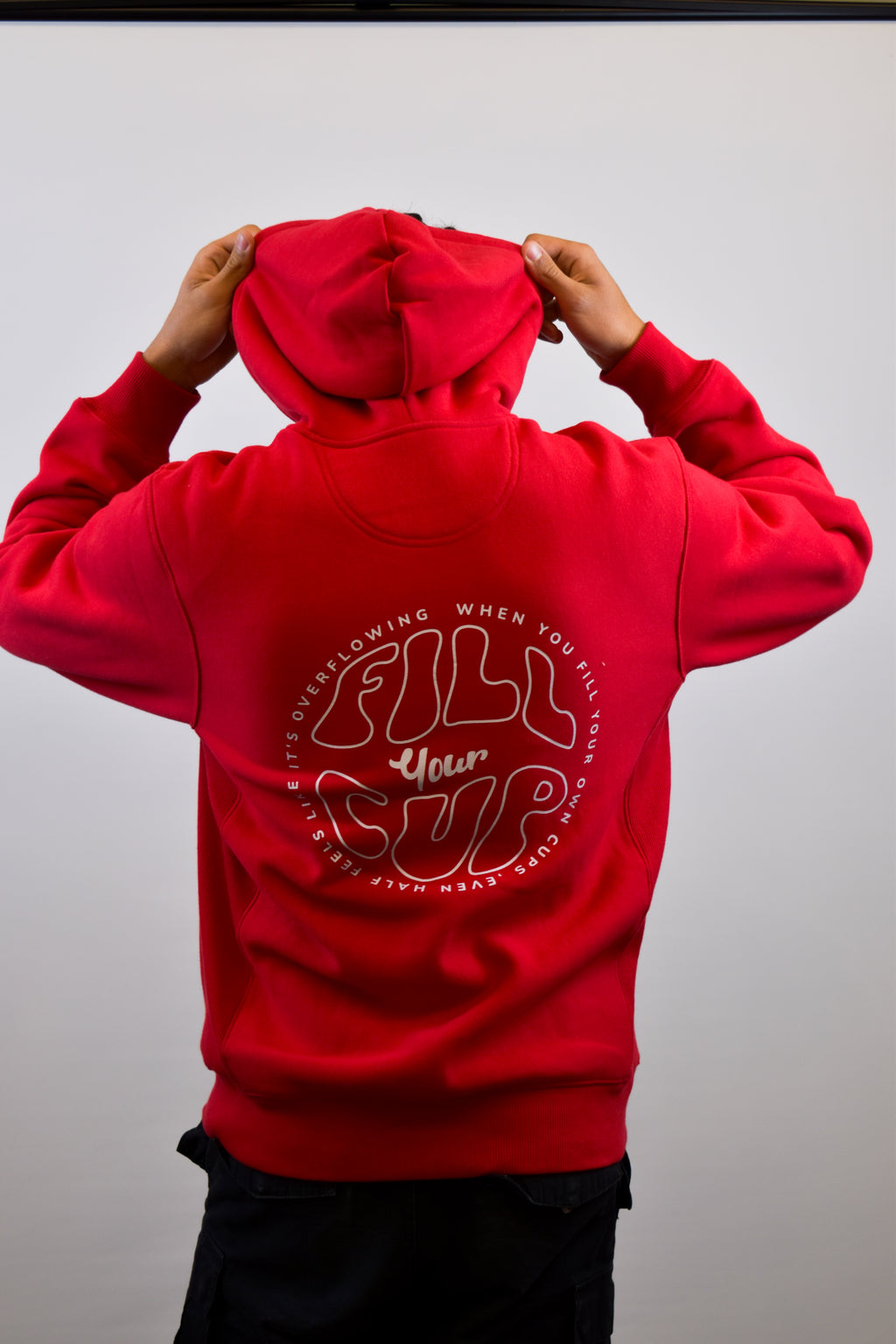 FILL YOUR CUP Unisex Zip Up Sweatshirt