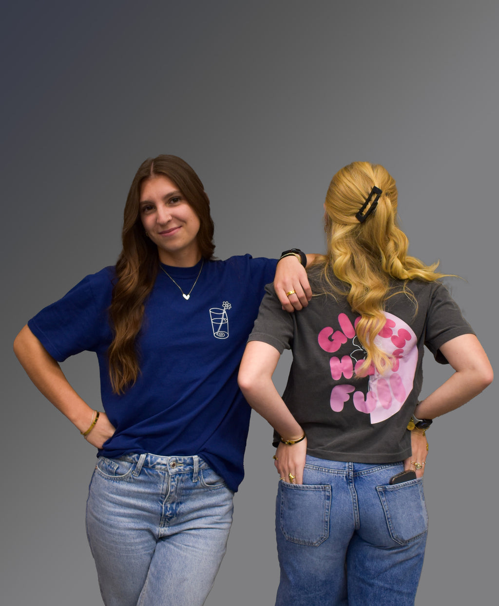 GLASS HALF FULL Unisex T- Shirt