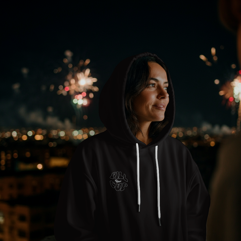 FILL YOUR CUP Unisex Limited Edition Weighted Hoodie