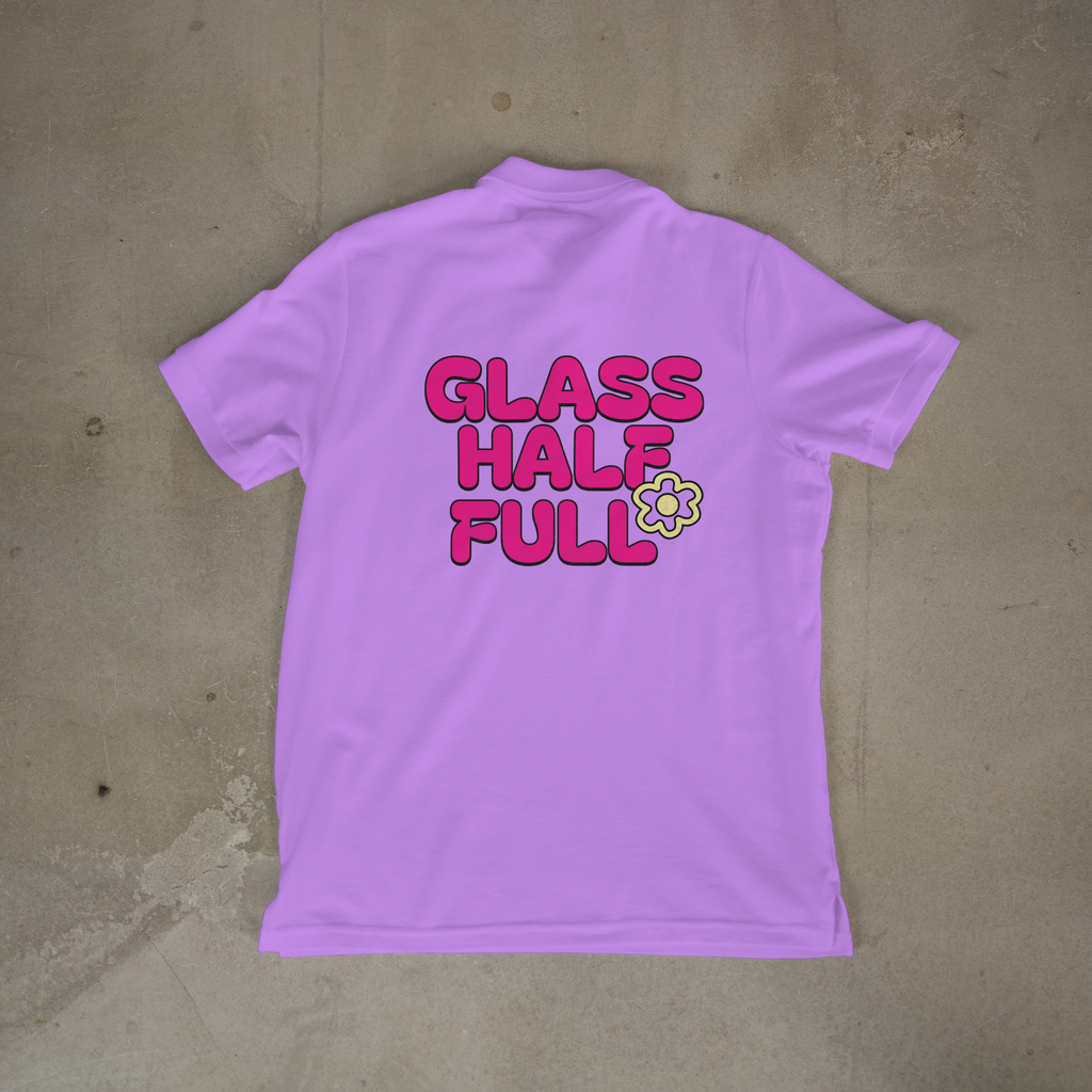 GLASS HALF FULL Unisex T- Shirt