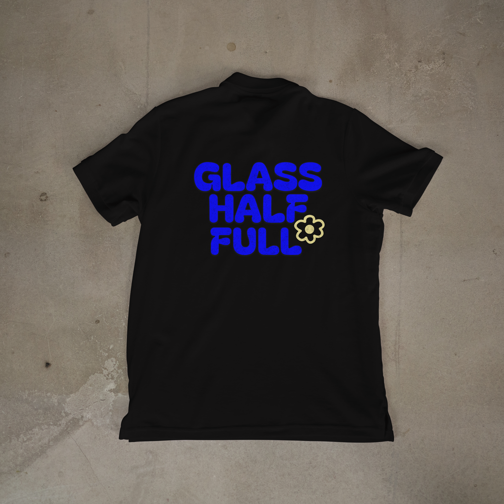 GLASS HALF FULL Unisex T- Shirt