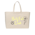 HALF FULL CLUB Jumbo Tote Bag