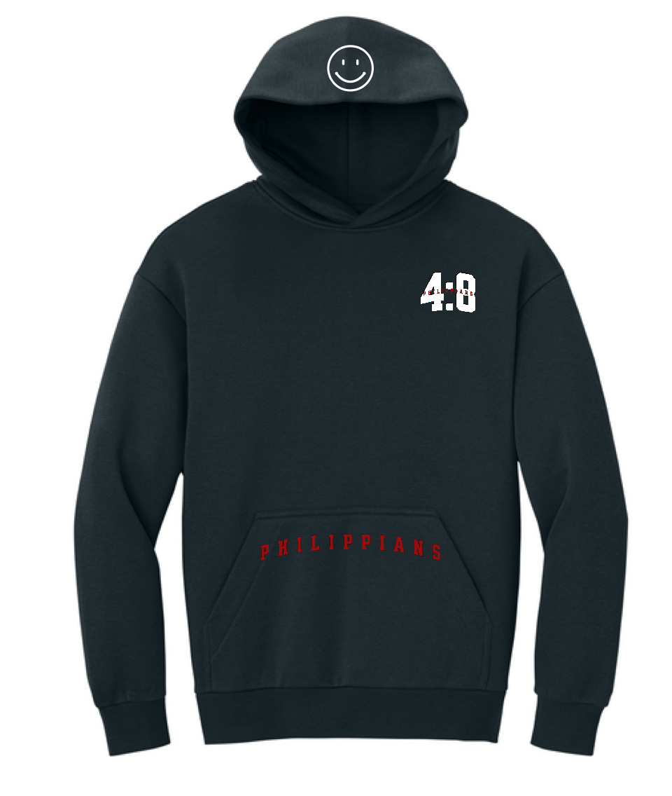 PHILIPPIANS 4:8 Heavyweight Oversized Hoodie