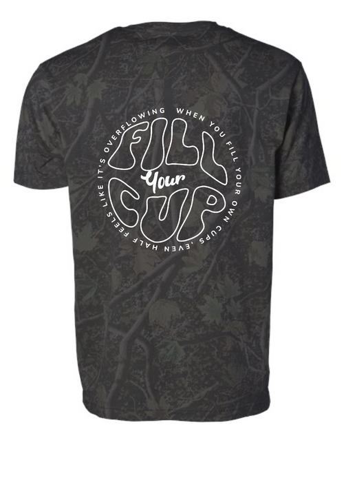 FILL YOUR CUP Camo Tee