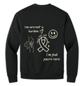 STAY HERE Heavyweight Unisex Crewneck